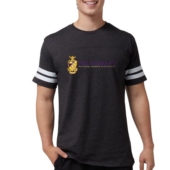 CafePress - Phi Sigma Pi Full Color Wordmark T Shirt - Mens Football Shirt