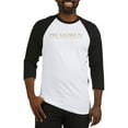 thumbnail image 1 of CafePress - Phi Sigma Pi Gold Wordmark Baseball Jersey - Cotton Baseball Jersey, 3/4 Raglan Sleeve Shirt, 1 of 4
