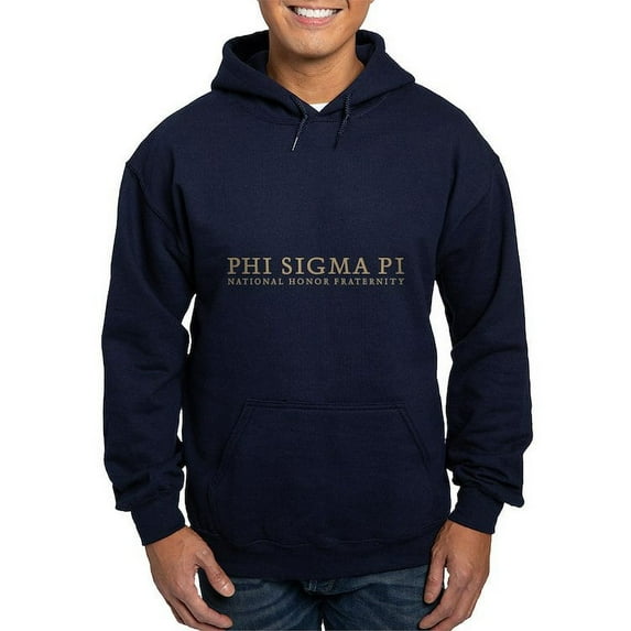 CafePress - Phi Sigma Pi Gold Wordmark Sweatshirt - Pullover Hoodie, Classic, Comfortable Hooded Sweatshirt