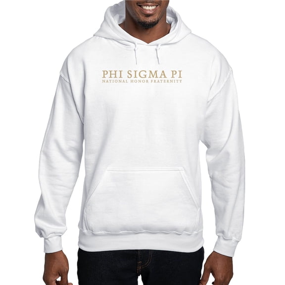 CafePress - Phi Sigma Pi Gold Wordmark Sweatshirt - Pullover Hoodie, Hooded Sweatshirt