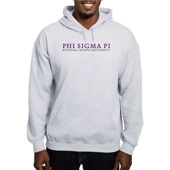 CafePress - Phi Sigma Pi Purple Wordmark Sweatshirt - Pullover Hoodie, Hooded Sweatshirt