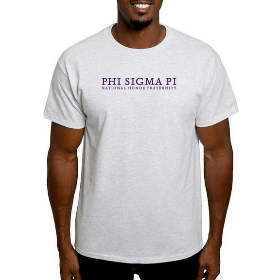 CafePress - Phi Sigma Pi Purple Wordmark T Shirt - Light T-Shirt - CP