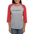 thumbnail image 1 of CafePress - Phi Sigma Pi Shield Black Wordmark Long Sleeve T Shirt - Womens Baseball Tee, 1 of 4