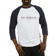 thumbnail image 1 of CafePress - Phi Sigma Pi Shield Color Wordmark Baseball Jersey - Cotton Baseball Jersey, 3/4 Raglan Sleeve Shirt, 1 of 4
