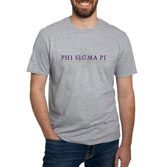 CafePress - Phi Sigma Pi Shield Color Wordmark T Shirt - Fitted T-Shirt, Vintage Fit Soft Cotton Tee