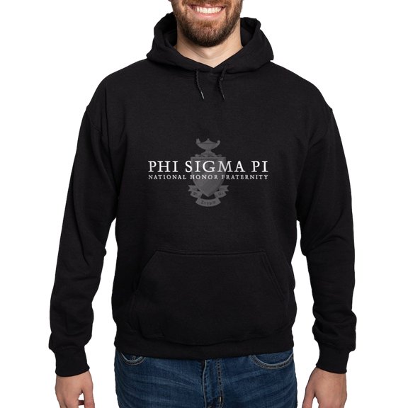CafePress - Phi Sigma Pi White Wordmark And Shield Sweatshirt - Pullover Hoodie, Classic, Comfortable Hooded Sweatshirt