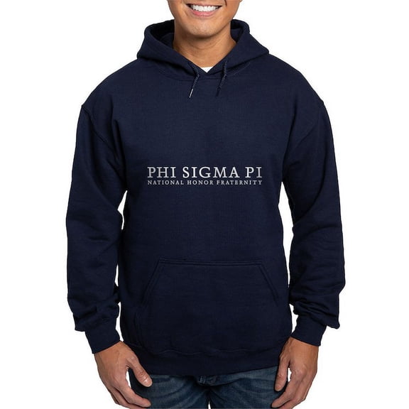 CafePress - Phi Sigma Pi White Wordmark Sweatshirt - Pullover Hoodie, Classic, Comfortable Hooded Sweatshirt