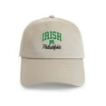 thumbnail image 1 of CafePress - Philadelphia Irish Cap - Adjustable 100% Brushed Unisex Casual Cotton Baseball Cap, Beige, 1, 1 of 2