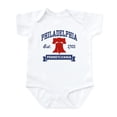 thumbnail image 1 of CafePress - Philadelphia PA Infant Bodysuit - Baby Light Bodysuit, Size Newborn - 24 Months, 1 of 4