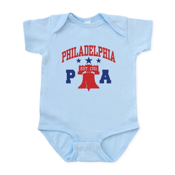 CafePress - Philadelphia PA Infant Bodysuit - Baby Light Bodysuit, Size Newborn - 24 Months