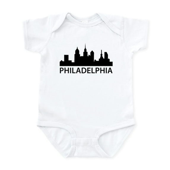 CafePress - Philadelphia Skyline Infant Bodysuit - Baby Light Bodysuit, Size Newborn - 24 Months