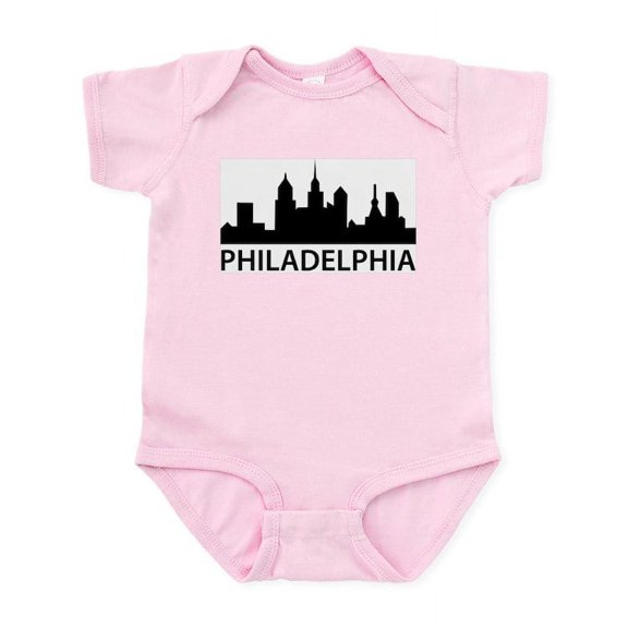 CafePress - Philadelphia Skyline Infant Bodysuit - Baby Light Bodysuit, Size Newborn - 24 Months