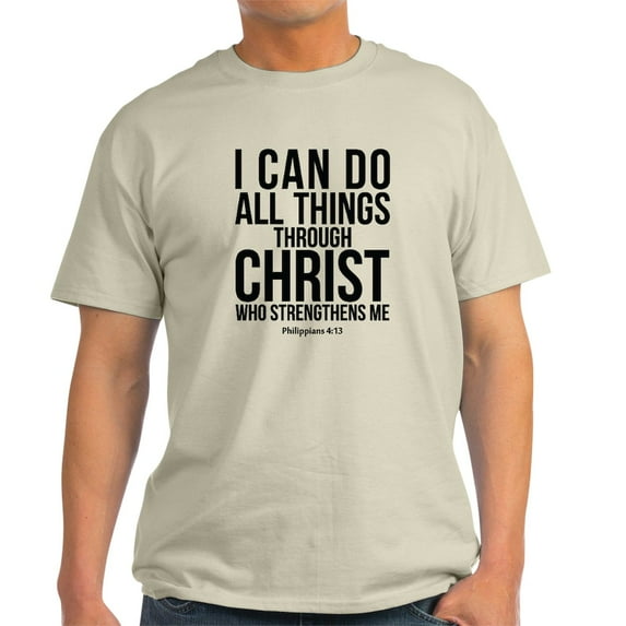 CafePress - Philippians 4:13 T Shirt - Men's Classic Graphic T-Shirt