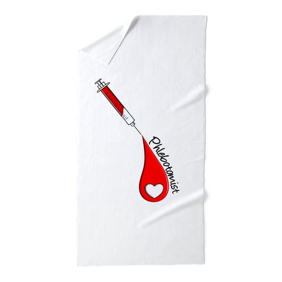 CafePress - Phlebotomist - Large Beach Towel, Soft 30"x60" Towel with Unique Design