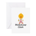 thumbnail image 1 of CafePress - Phlebotomy Chick - Greeting Cards (Pk of 10) Glossy, 1 of 3