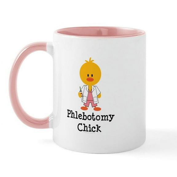 CafePress - Phlebotomy Chick Mug - 11 oz Ceramic Mug - Novelty Coffee Tea Cup