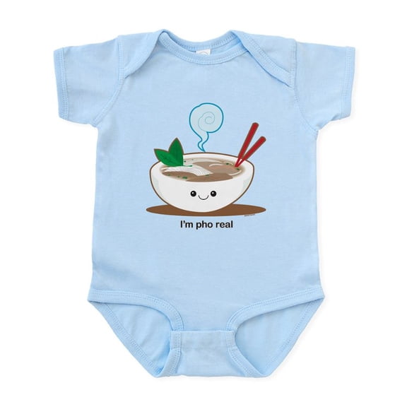 CafePress - Pho Real! Infant Bodysuit - Baby Light Bodysuit, Size Newborn - 24 Months