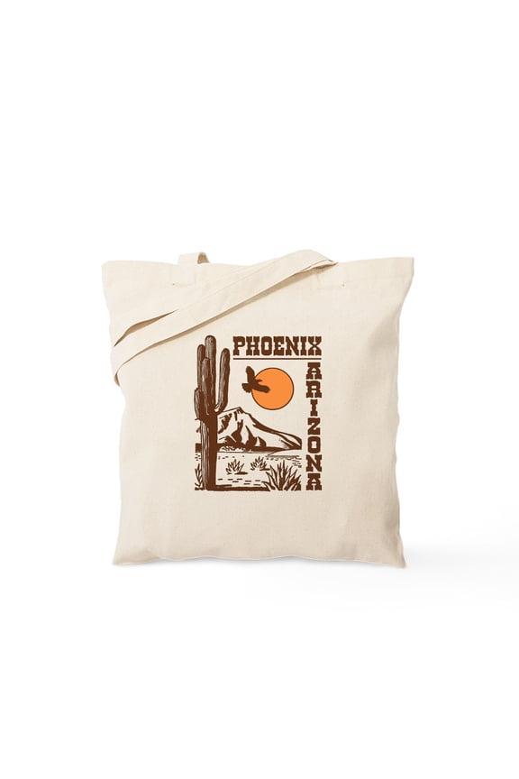 - Phoenix Arizona Tote Bag - Unisex Canvas Tote Bag, Beige, 1-Piece