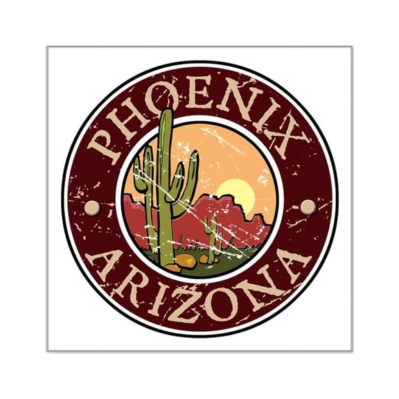 CafePress - Phoenix - Square Sticker 3" x 3"
