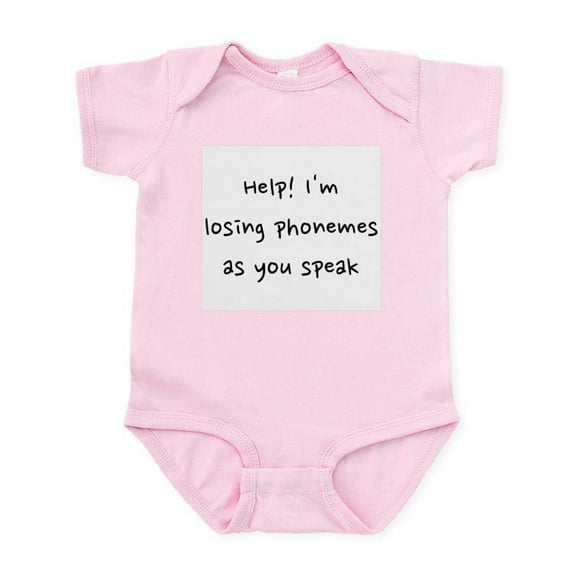 CafePress - Phonemes Infant Bodysuit - Baby Light Bodysuit, Size Newborn - 24 Months
