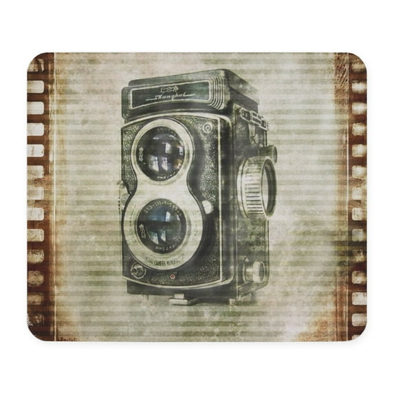 CafePress - Photographer Retro Camera Mousepad - Non-slip Rubber Mousepad, Gaming Mouse Pad