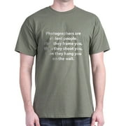 CafePress - Photographers Are Violent People. Dark T Shirt - 100% Cotton T-Shirt