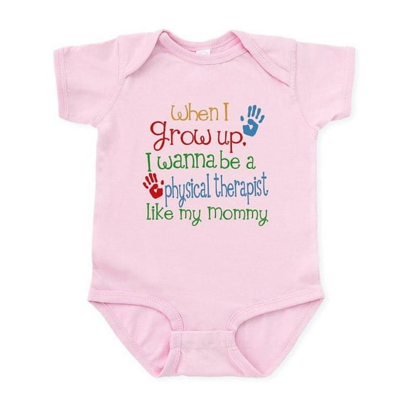 CafePress - Physical Therapist Like Mommy Infant Bodysuit - Baby Light Bodysuit, Size Newborn - 24 Months