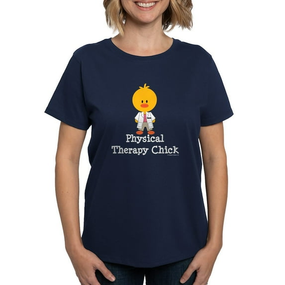 CafePress - Physical Therapy Chick Women's Dark T Shirt - Women's Traditional Fit Dark T-Shirt
