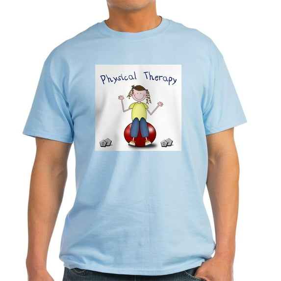 CafePress - Physical Therapy Therapy Ba Ash Grey T Shirt - Men's Classic Graphic T-Shirt