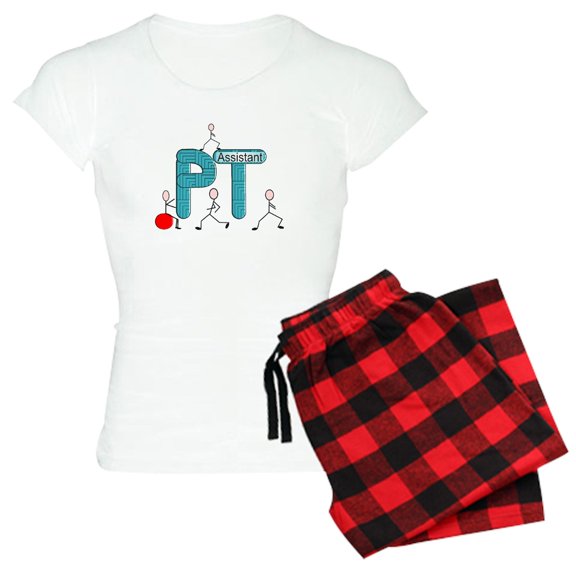 CafePress - Physical Therapy Women's Light Pajamas - Women's Short Sleeve Print T-Shirt and Pants Light Cotton Pajama Set