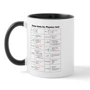 CafePress - Physics Equations Mug Mugs - 11 oz Ceramic Mug - Novelty Coffee Tea Cup