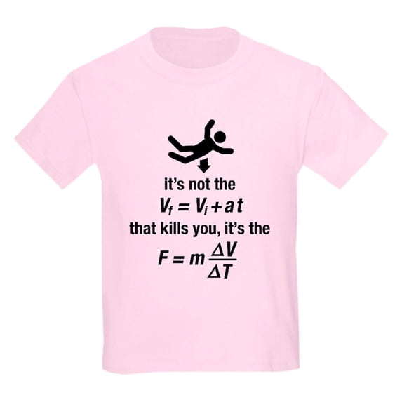 CafePress - Physics T Shirt - Light T-Shirt Kids XS-XL