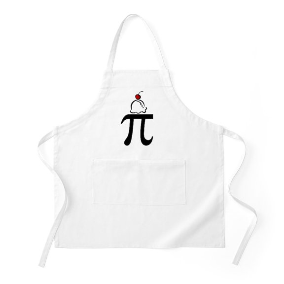 CafePress - Pi A La Mode BBQ - Kitchen Apron with Pockets, Grilling Apron, Baking Apron