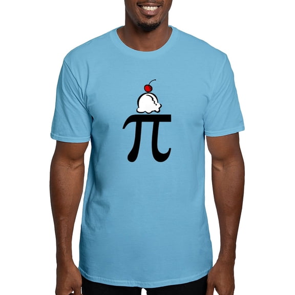 CafePress - Pi A La Mode Fitted T Shirt - Fitted T-Shirt, Vintage Fit Soft Cotton Tee