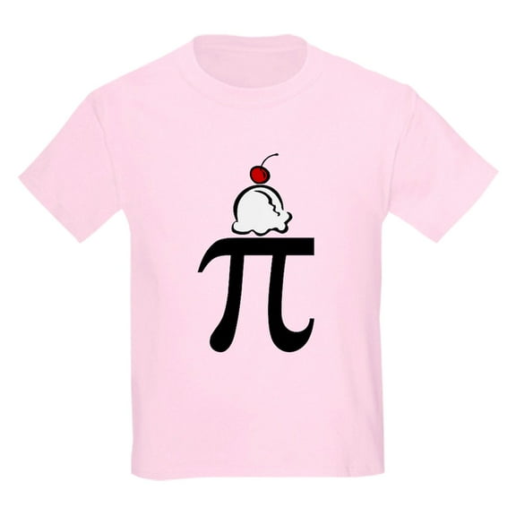 CafePress - Pi A La Mode Kids Light T Shirt - Light T-Shirt Kids XS-XL