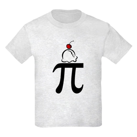 CafePress - Pi A La Mode Kids Light T Shirt - Light T-Shirt Kids XS-XL