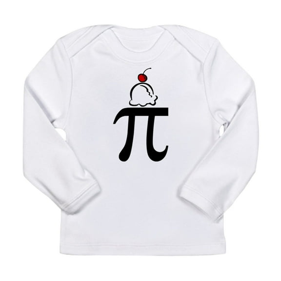 CafePress - Pi A La Mode Long Sleeve T Shirt - Long Sleeve Infant T-Shirt