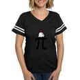 thumbnail image 1 of CafePress - Pi A La Mode T Shirt - Womens Football Shirt, 1 of 4