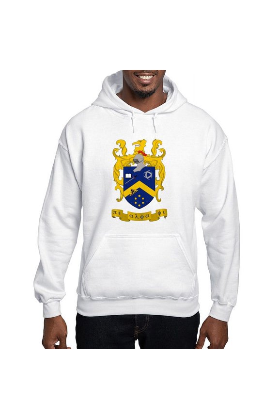 - Pi Alpha Phi Colored Crest Sweatshirt - Pullover Hoodie, Hooded Sweatshirt