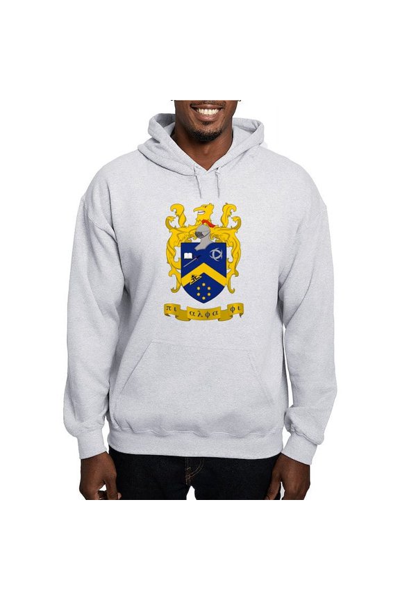 - Pi Alpha Phi Colored Crest Sweatshirt - Pullover Hoodie, Hooded Sweatshirt