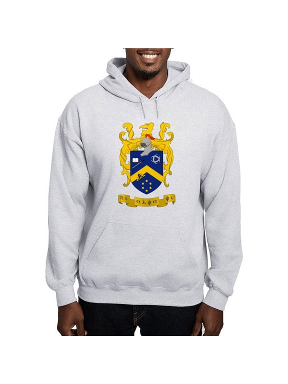 - Pi Alpha Phi Colored Crest Sweatshirt - Pullover Hoodie, Hooded Sweatshirt