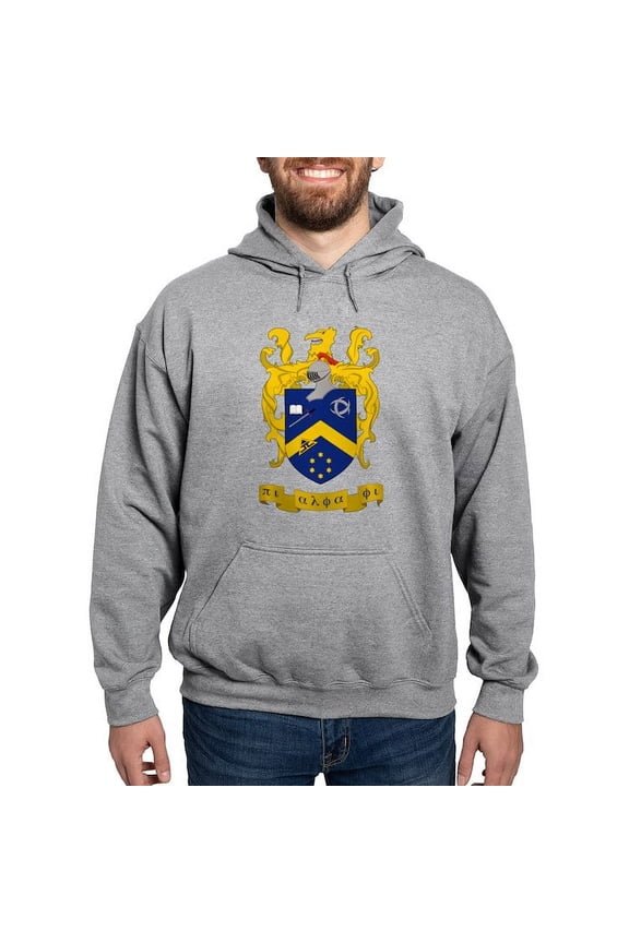 - Pi Alpha Phi Colored Crest Sweatshirt - Pullover Hoodie, Hooded Sweatshirt