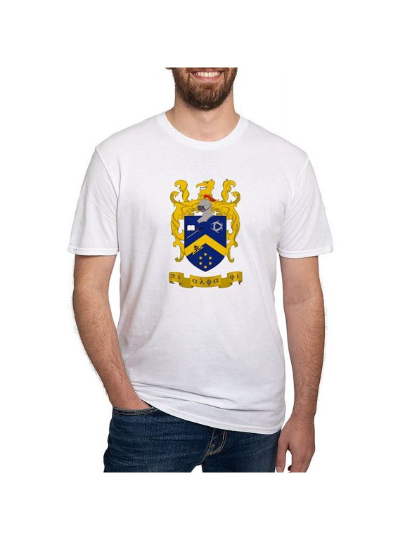 - Pi Alpha Phi Colored Crest T Shirt - Fitted T-Shirt, Vintage Fit Soft Cotton Tee