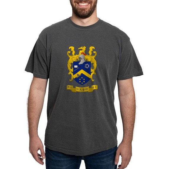 CafePress - Pi Alpha Phi Colored Crest T Shirt - Mens Comfort Colors Shirt
