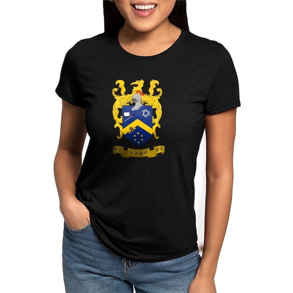 CafePress - Pi Alpha Phi Colored Crest T Shirt - Womens Tri-blend T-Shirt