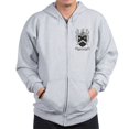 thumbnail image 1 of CafePress - Pi Alpha Phi Crest Greyscale Sweatshirt - Zip Hoodie, Classic Hooded Sweatshirt with Metal Zipper, 1 of 4