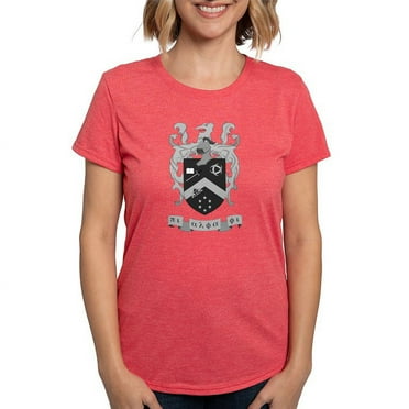 CafePress - Pi Alpha Phi Crest Greyscale T Shirt - Womens Tri-blend T-Shirt