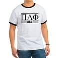 thumbnail image 1 of CafePress - Pi Alpha Phi Dad T Shirt - 100% Cotton Ringed T-Shirt, 1 of 4