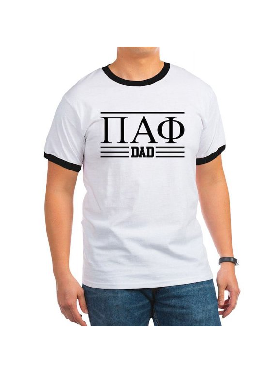 - Pi Alpha Phi Dad T Shirt - 100% Cotton Ringed T-Shirt