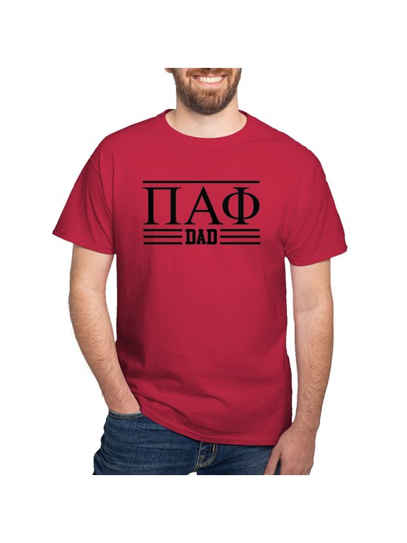 - Pi Alpha Phi Dad T Shirt - Men's Classic Graphic Cotton T-Shirt